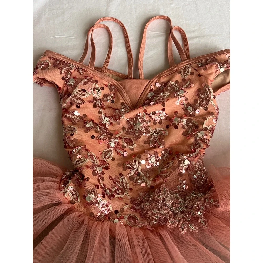 Pink Weissman girls professional ballet costume